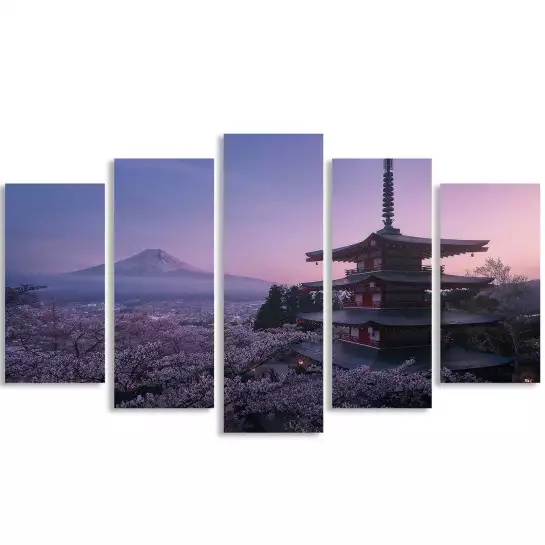 Mont Fuji Sakura - affiche monde