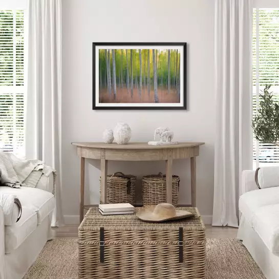 Forêt floue - poster foret