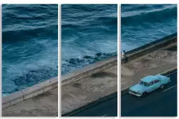 Plage du Malecon - affiche mer