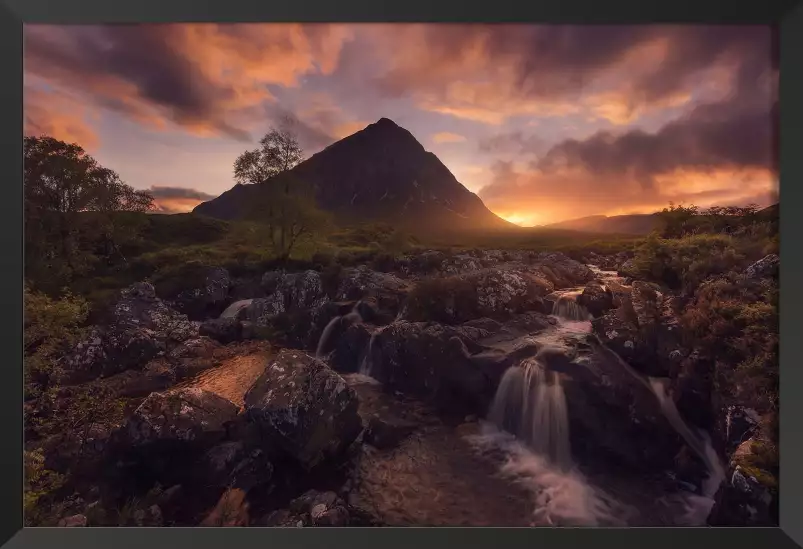 Etive Mor - affiche nature