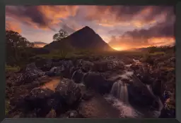 Etive Mor - affiche nature