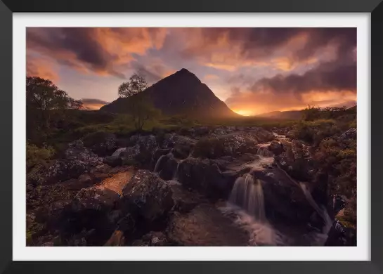 Etive Mor - affiche nature