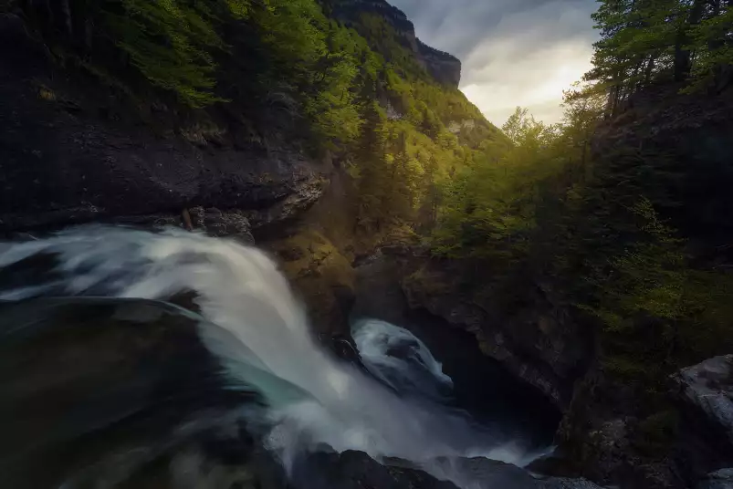 Canyoning - affiche paysage