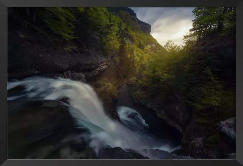 Canyoning - affiche paysage