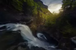 Canyoning - affiche paysage