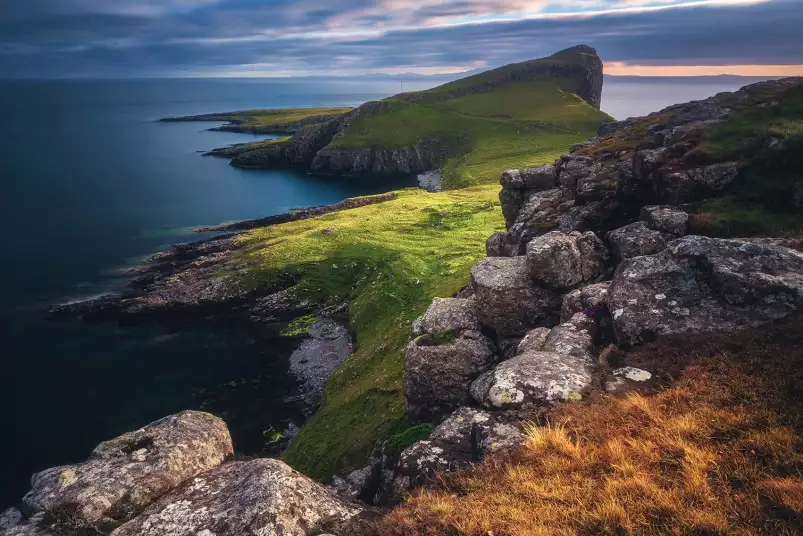 Neist Point en Ecosse - affiche paysage