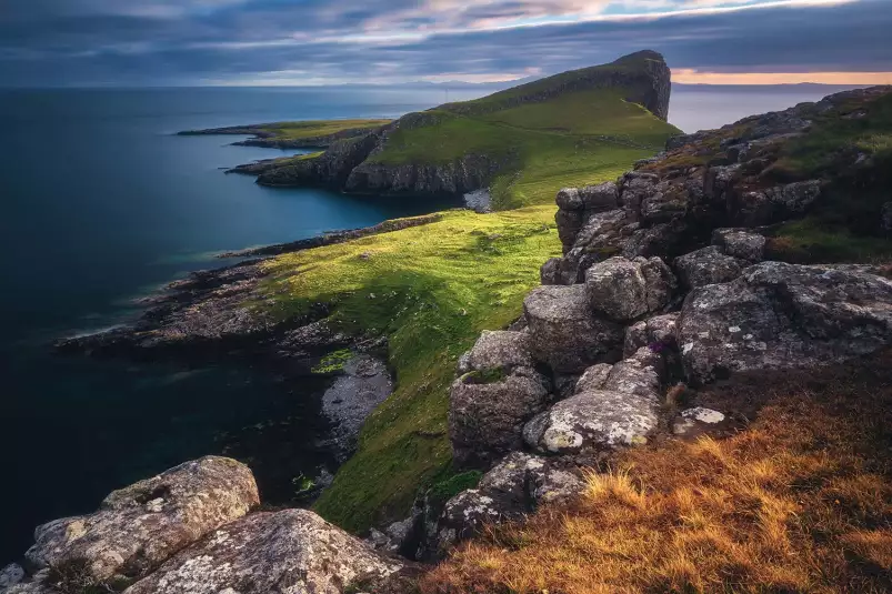 Neist Point en Ecosse - affiche paysage