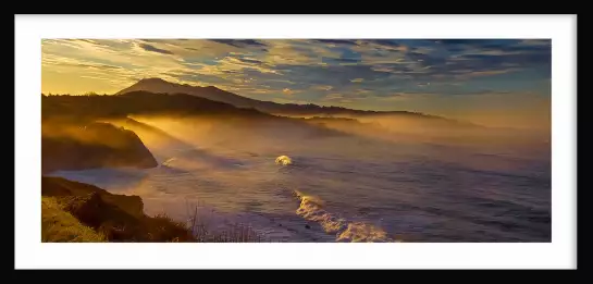 Lumière sur La corniche - paysage coucher de soleil