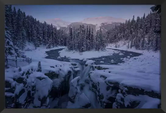Sunwapta - paysage hiver