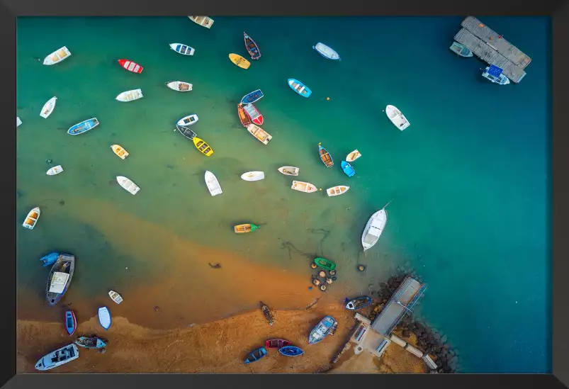 Port de Chiclana - affiche mer