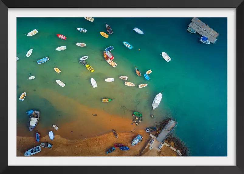 Port de Chiclana - affiche mer