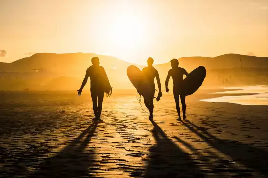 Surf Trio - affiche de surf