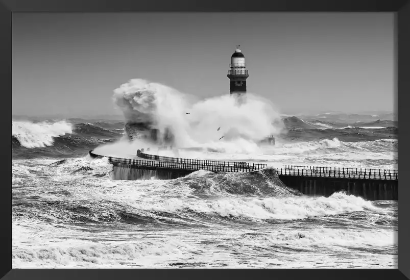 La puissance de la mer - affiche bord de mer