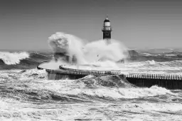 La puissance de la mer - affiche bord de mer