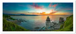 Panorama basque paysage La corniche - tableau mer
