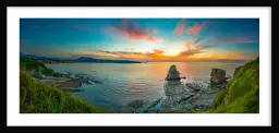 Panorama basque paysage La corniche - tableau mer