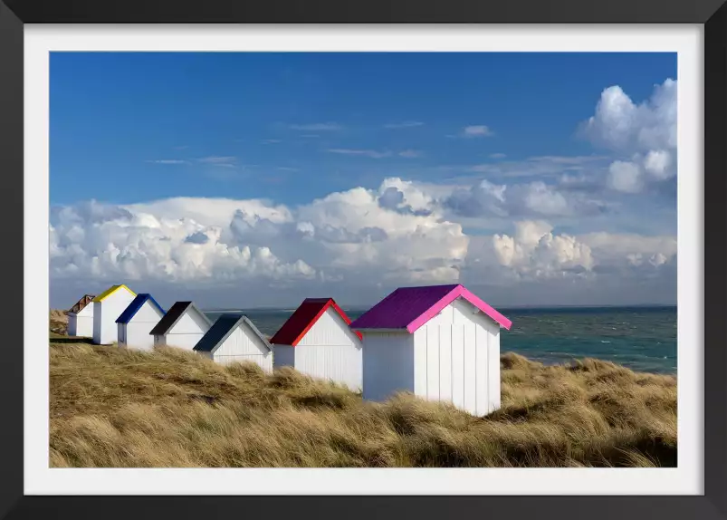 Gouville sur mer - affiche bord de mer