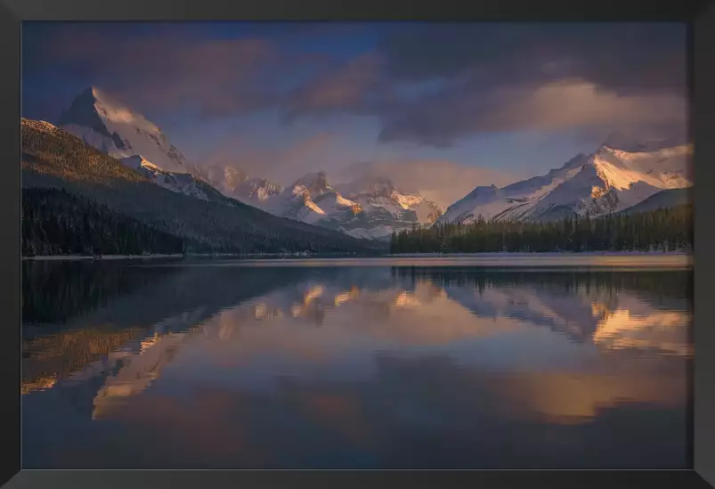 Lac Maligne au Canada - paysage nature