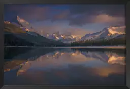 Lac Maligne au Canada - paysage nature