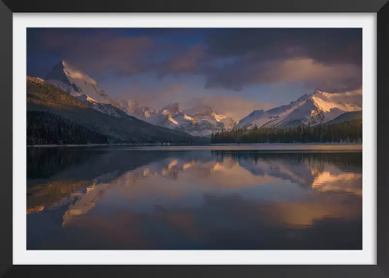 Lac Maligne au Canada - paysage nature