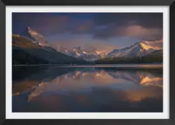 Lac Maligne au Canada - paysage nature