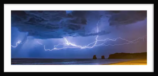 Coup de tonnerre sur les deux jumeaux - tableau mer