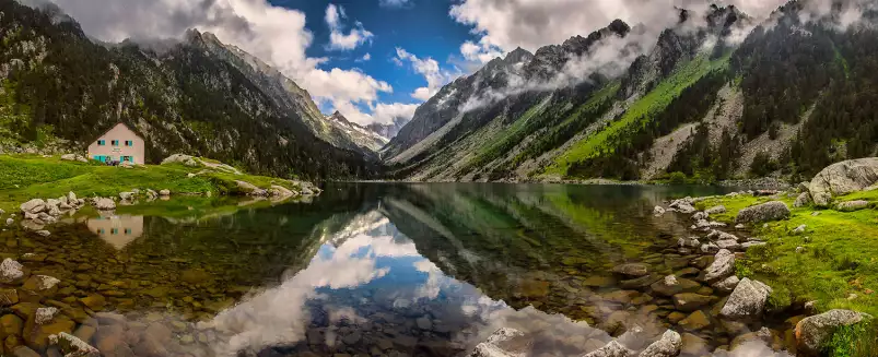 Photo du Lac de Gaube - tableau montagne