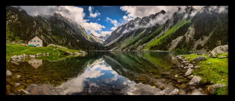 Photo du Lac de Gaube - tableau montagne