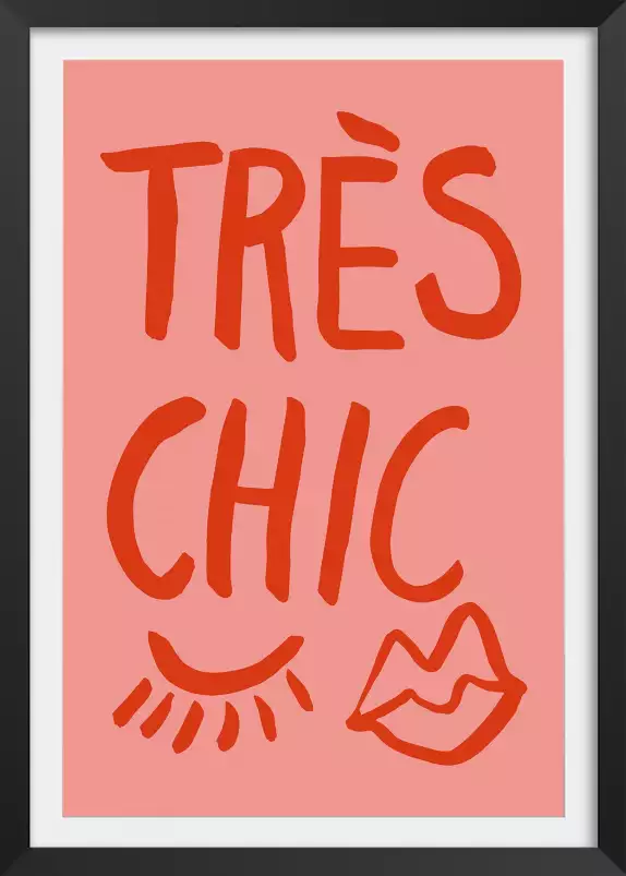 chic pink - Affiches art