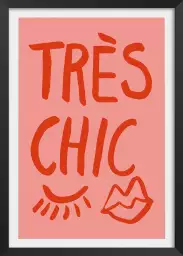 chic pink - Affiches art