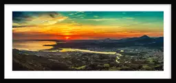 Panorama sur Hondarribia - tableau mer