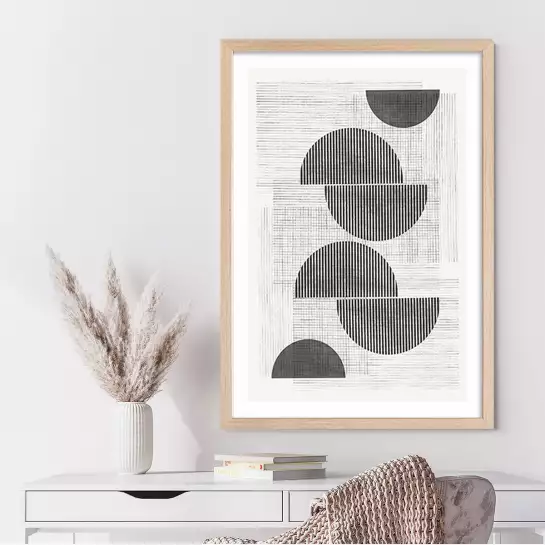 Retro Modern - affiche organique
