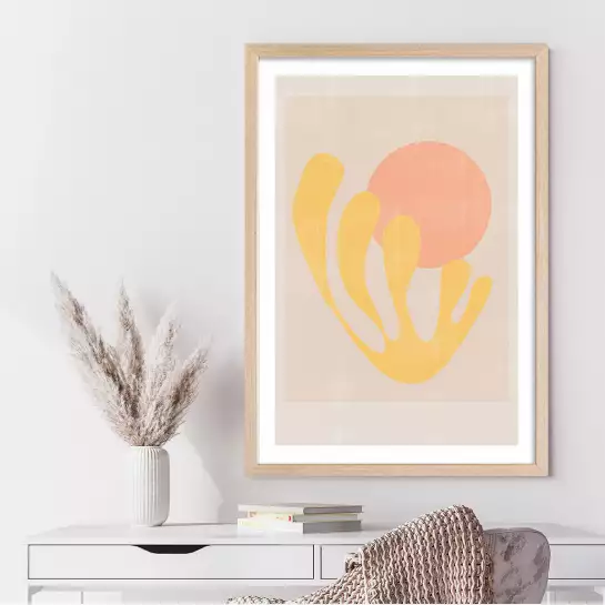 Plante moderne 2 - affiche de fleurs