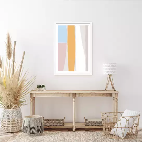 Feel good stripes - abstrait tableau design