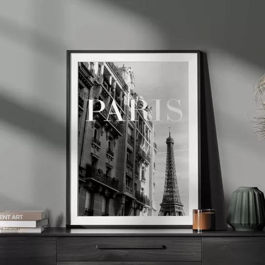 Paris Eiffel - affiche vintage paris