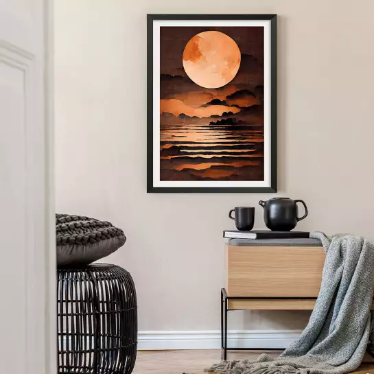Pleine lune - paysage ciel