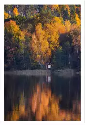 Couleur d'automne - paysage campagne