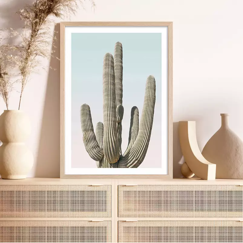 Saguaro - affiche cactus