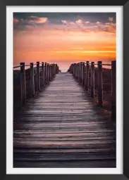 Le chemin des dunes - photo mer et plage