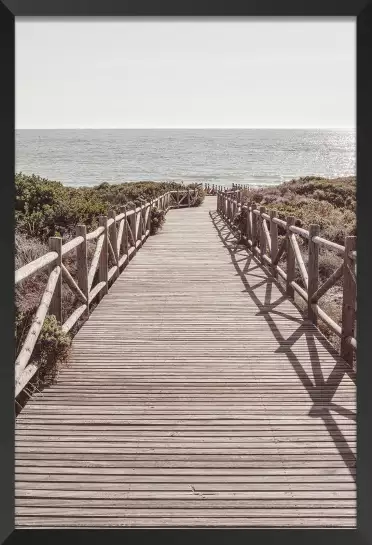 Le chemin de la mer - affiche mer