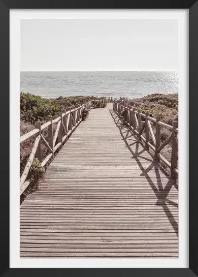 Le chemin de la mer - affiche mer