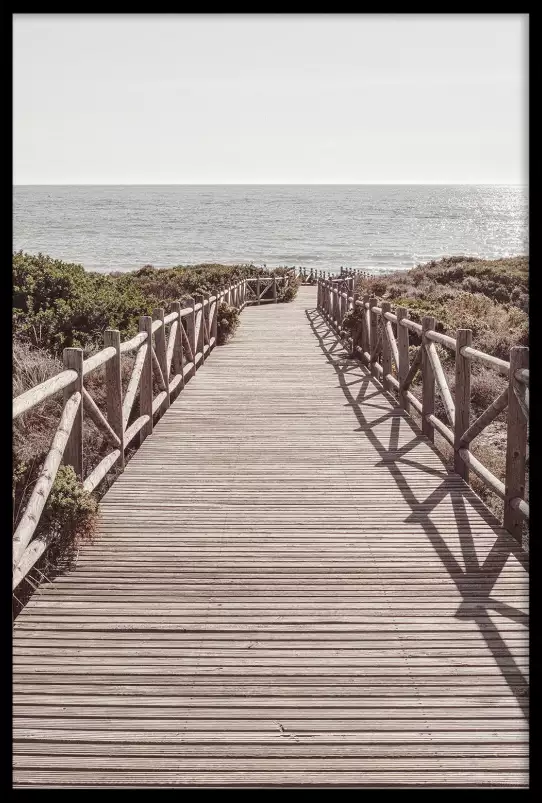 Le chemin de la mer - affiche mer