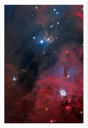 NGC 1999 - affiche astronomie