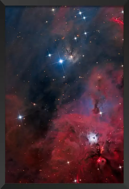 NGC 1999 - affiche astronomie