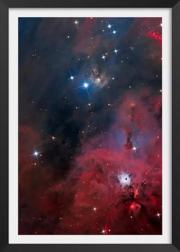 NGC 1999 - affiche astronomie