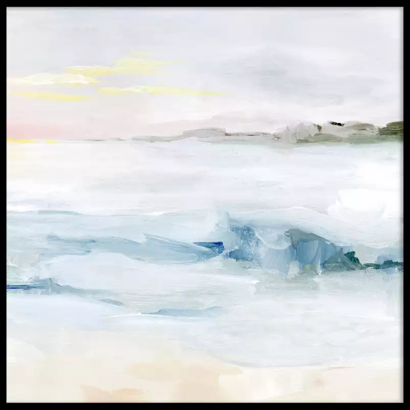 Surf à l'aube - tableau art