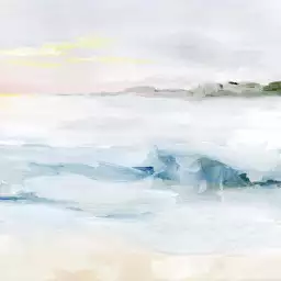 Surf à l'aube - tableau art