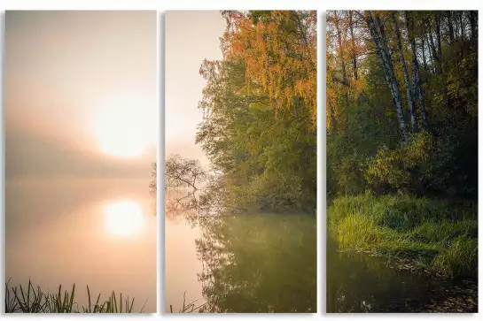 Lac suédois - paysages d'été