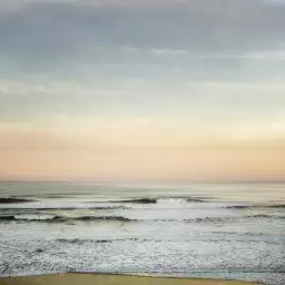 Sérénité au bord de la mer - peinture bord de mer