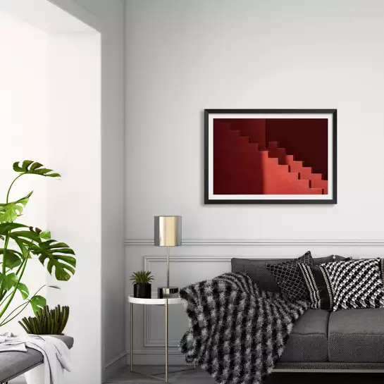 Muralla Roja sombra - affiche architecture